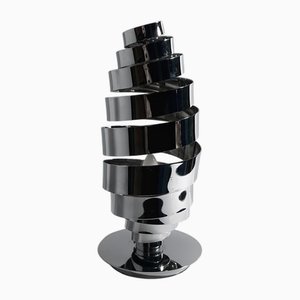 Vintage Space Age Tischlampe aus Chrom, 1970er
