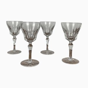 Vasos de cristal de Villeroy & Boch, años 70. Juego de 4