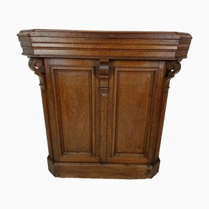 Vintage Brown Oak Counter
