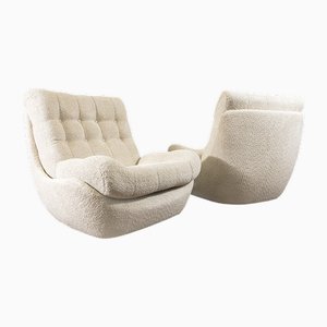 Set of Space Age Atlantis Lounge Chairs, Former Czechoslovakia, 1970s