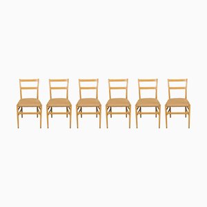 Sedie Leggera di Gio Ponti, anni '70, set di 6