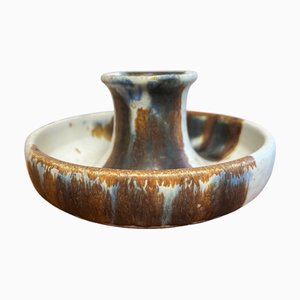 Mid-Century Ceramic Candleholder by Aksel Larsen for Axella, Denmark, 1970s
