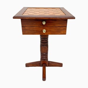 Mesa de ajedrez vintage, años 60