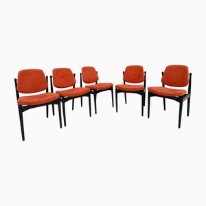 Vintage Chairs by Arne Vodder for France & Son, 1960, Set of 5