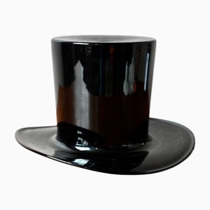 Grand Seau à Chapeau en Verre de Murano en Verre de Murano