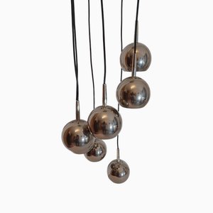 Space Age Cascade Lamp in Chrome, 1960s