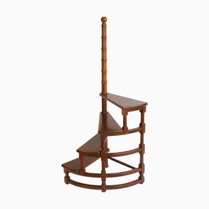 Escalier de Bibliothèque Victorienne en Bois