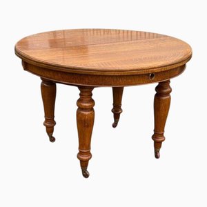 Table de Salle à Manger à Rallonge en Chêne Clair