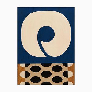 Kazaan Viveiros, Open Loop II, Malerei auf Papier, 2023