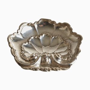 Muschel Tafelaufsatz aus 800 Silber, 1930er