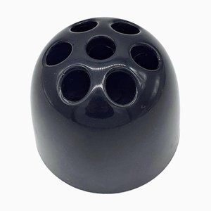 Portapenne Dedalino nero di Emma Gismondi Schweinberger per Artemide, anni '60
