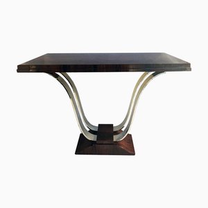 Consola Art Déco de madera, años 20 a 40