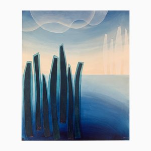 Anna Masiul-Gozdecka, A Lake, 2023, Acryl auf Leinwand