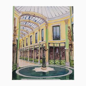 José A. Herrero, Gutierrez Passage, Valladolid, 2024, Acryl auf Leinwand