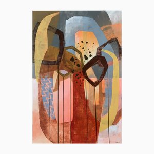 Anna Masiul-Gozdecka, A Calyx, 2024, Acrylic on Canvas