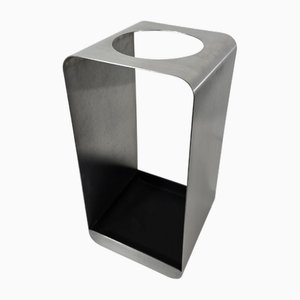 Umbrella Stand in Stainless Steel by François Monnet for Kappa, 1970s