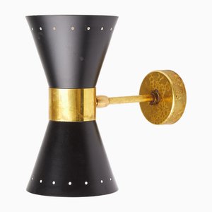 Mid-Century Diabolo Wandlampe, Italien, 1950er