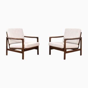Poltrone Mid-Century di Z. Bączyk, anni '60, set di 2