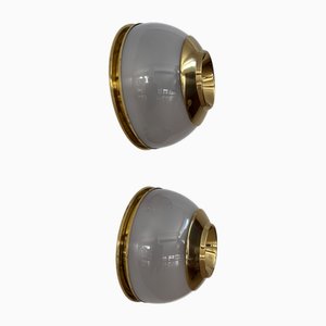 Mezzo Pallone Wall Lamps by Luigi Caccia Dominioni for Azucena, Italy, 1960, Set of 2