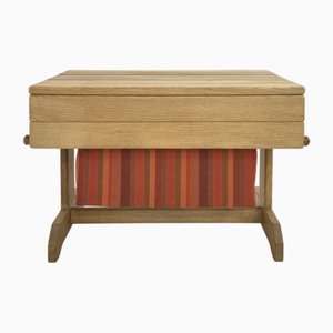 Integrated Bar in Oak by Guillerme and Chambron for Votre Maison, 1950s