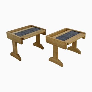 Bedside Tables attributed to Guillerme and Chambron for Votre Maison, Set of 2