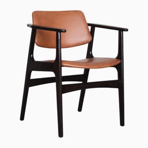 Mid-Century Scandinavian Modern Mahogany Office Chair, 1960s