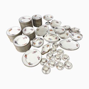 Französisches Porzellanservice von Alfred Hache, 1920, Set of 110