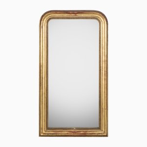 Miroir Louis Philippe Doré Rouge, 19ème Siècle