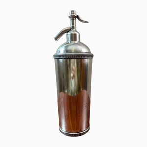 Antique Silver Metal Siphon