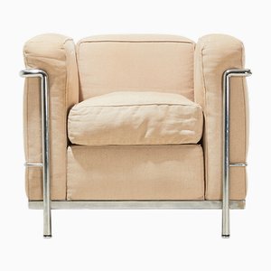 Sillón LC2 vintage de Le Corbusier para Cassina, años 70