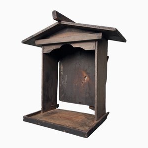 Japanese Kamidana Antique Shinto Wooden Shrine