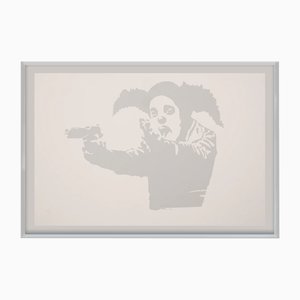 Banksy, Clown Skateboard Lick Shot, 2024, Print