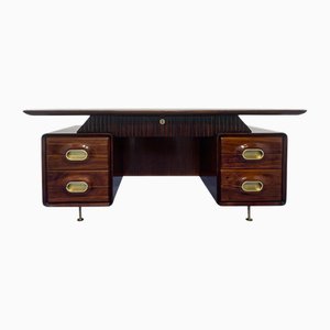 Mid-Century Italian Executive Table Desk by Dassi for La Permanente Mobili Cantu, 1956