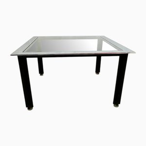 Tavolino da caffè in acciaio di Caccia Dominoni per Azucena, anni '60