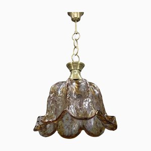 Large Murano Glass Pendant Light, Italy, 1980s