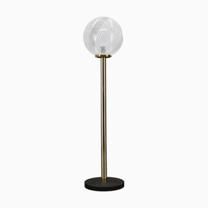 Italian Glass Floor Lamp, 1970s