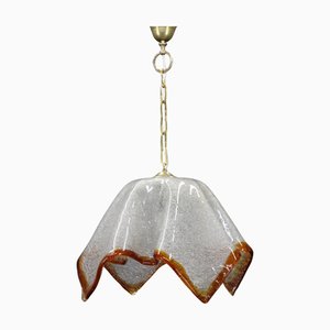 Large Murano Glass Pendant Light, Italy, 1980s