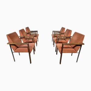 C10 Alcantara Chairs from Delato, Set of 6