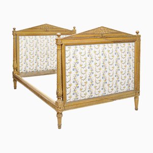 Dormeuse Luigi XVI intagliata e dipinta, XIX secolo