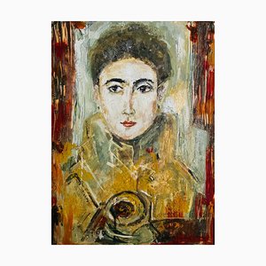 Eter Merkviladze, Fayum, 2022, Oil on Canvas
