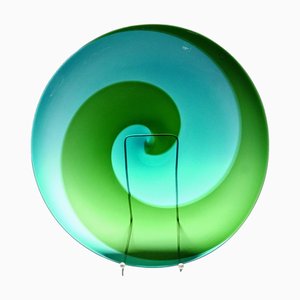 Large Plate Coreano attributed to Tapio Wirkkala for Venini, 1989