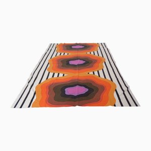 Tessuto Pop Art di Antoinette de Boer per Stuttgart Gardinen, Germania, anni '70