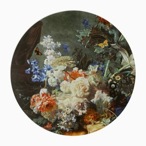 Plato de pared Delft floral Splendor grande de Heiden delfts blauw