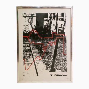 GR Lanza, Parking, 1980s, Print
