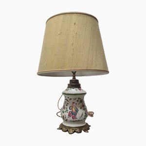 Lampe de Bureau en Porcelaine, Chine, 1890s