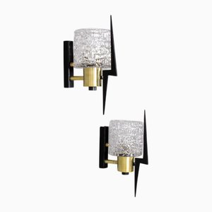 Vintage Wandlampen von Arlus, 1950er, 2er Set