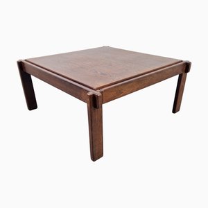 Vintage Minimalist Coffee Table from Wenge, 1970s