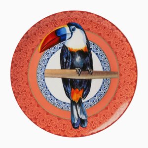 Wall Plate in Porcelain by Heinen delfts blauw