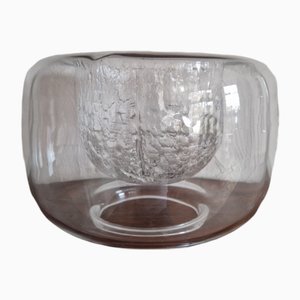 Vintage Art Glass Bowl by by Timo Sarpaneva for Iittala, 1960s