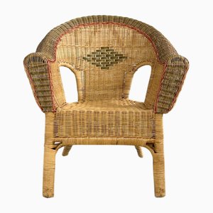 Fauteuil Cabriolet en Rotin